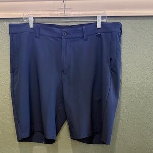 Travis Mathew Navy Men's Flat Front Shorts